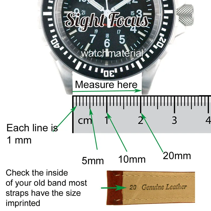 

22mm 24mm 26mm Handmade Men Watchband for Panerai Garmin Brown Calf Leather Watch Straps Male Replacement Bands Bracelets Brown