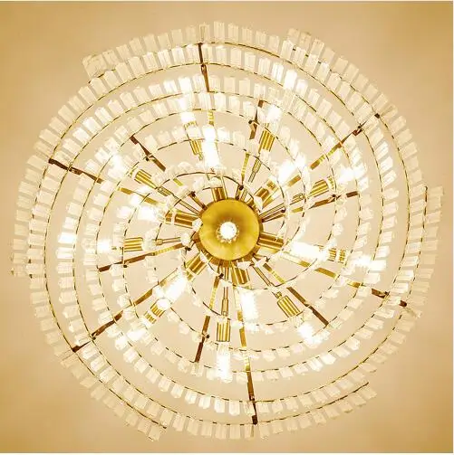 Роскошный Дизайн хрустальная лампа современная люстра освещение AC110V 220v lustre LED