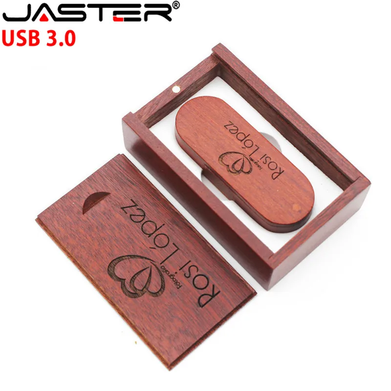 JASTER USB 3 0 флеш накопитель 64 ГБ с подарочной деревянной коробкой (более 5 шт.