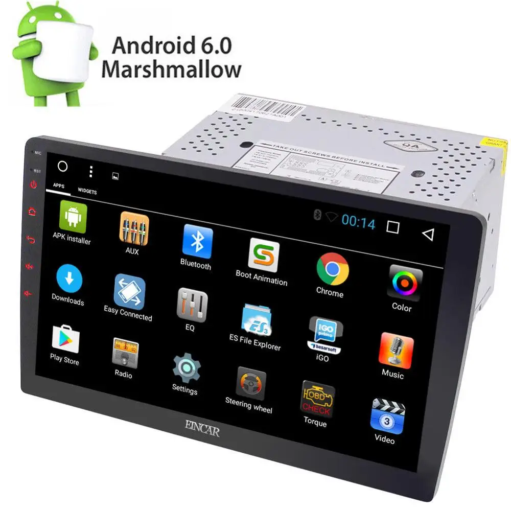 10 1 ''четырехъядерный Android 6 0 Автомобильный NO DVD WiFi мультимедийный плейер gps Nav