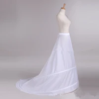 cheap a line slim petticoats bridal wedding gowns white underskirt for bridal accessories crinoline bridal accessories two hoops
