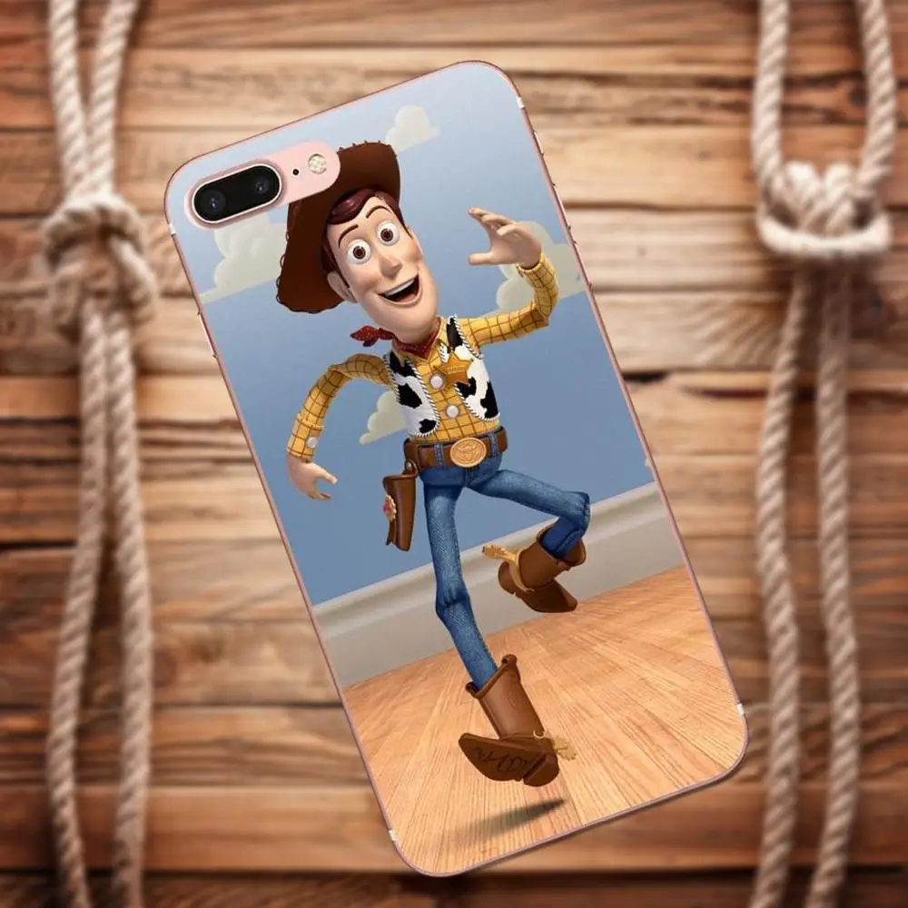 Vvcqod Мягкий защитный чехол Вуди из Истории игрушек селфи для Apple IPhone X 4 4S 5 5C 5S SE 6 S 7 8