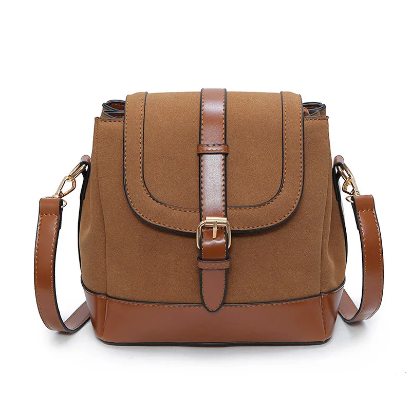 Женские сумки на плечо для женщин 2018 Ретро матовая кожаная сумка через женская