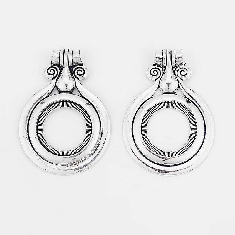 3 шт. крупные Круглые Пустотелые Подвески размером 30 мм|hollow pendant|settings for cabochonscameo