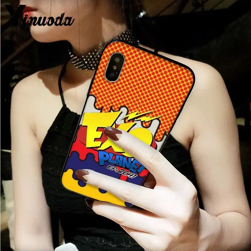 Yinuoda EXO band k-pop kpop Новинка чехол для телефона Fundas чехол для Apple iPhone 8 7 6 6S Plus X XS MAX 5 5S SE XR Чехол для мобильного телефона