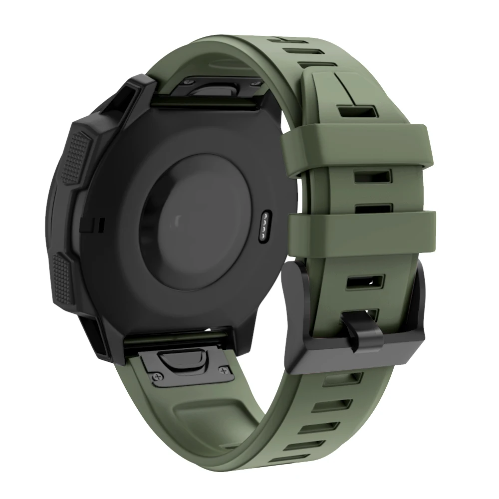Ремешок силиконовый для наручных часов Garmin Fenix 5 5X 3 HR 6X 6 6S S60 MK1|Смарт-аксессуары| |