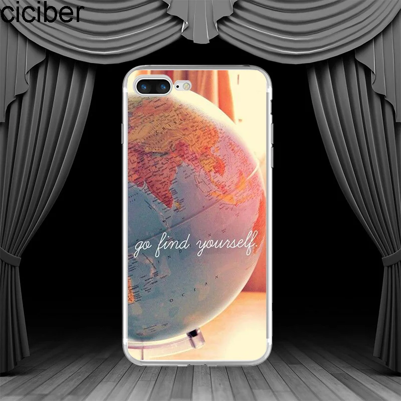 Ciciber для iPhone 11 Pro Max карта мира чехол мобильного телефона 7 8 6 6S Plus X XS XR 5 5S SE Мягкий