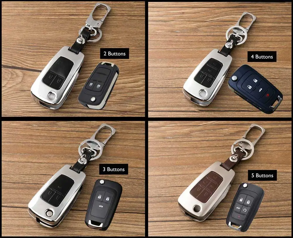 Цинковый сплав+ кожаный чехол для ключей автомобиля Buick, CHEVROLET CRUZE Camaro Malibu Sonic Spark Volt Opel ASTRA Astra Antara брелок для ключей