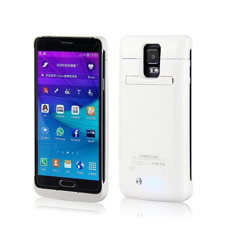 Note4 4800 мАч внешний Батарея Зарядное устройство чехол для samsung Galaxy Note 4 N9100 телефон