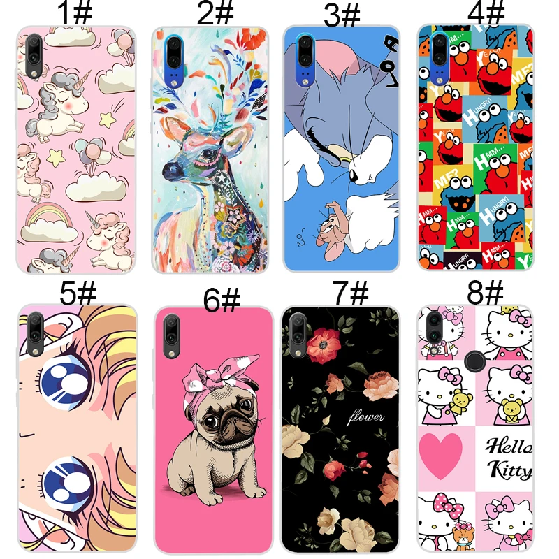 Cartoon Case For Huawei honor 8x y7 y9 2019 y5 y6 prime 2018 mate 20 10 p20 p10 lite 9 nova 3 3i p8 2017 |