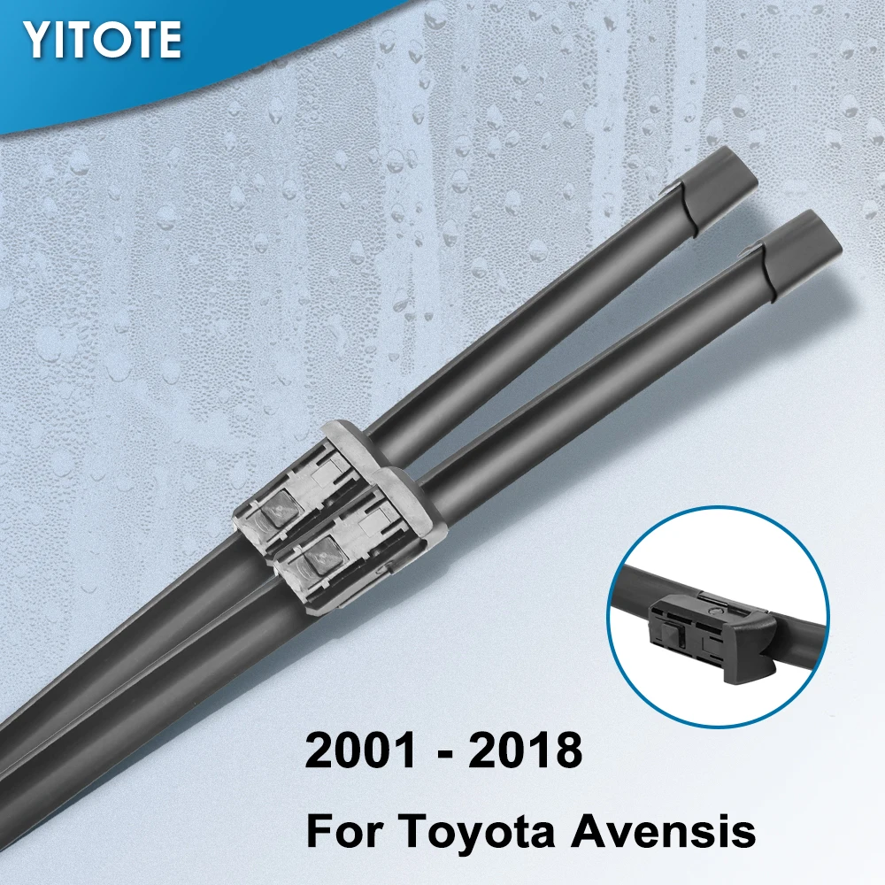 YITOTE стеклоочистителей ветрового стекла для Toyota Avensis T250/T270/Verso Mk2 Mk3 Fit крюк руки/кнопки