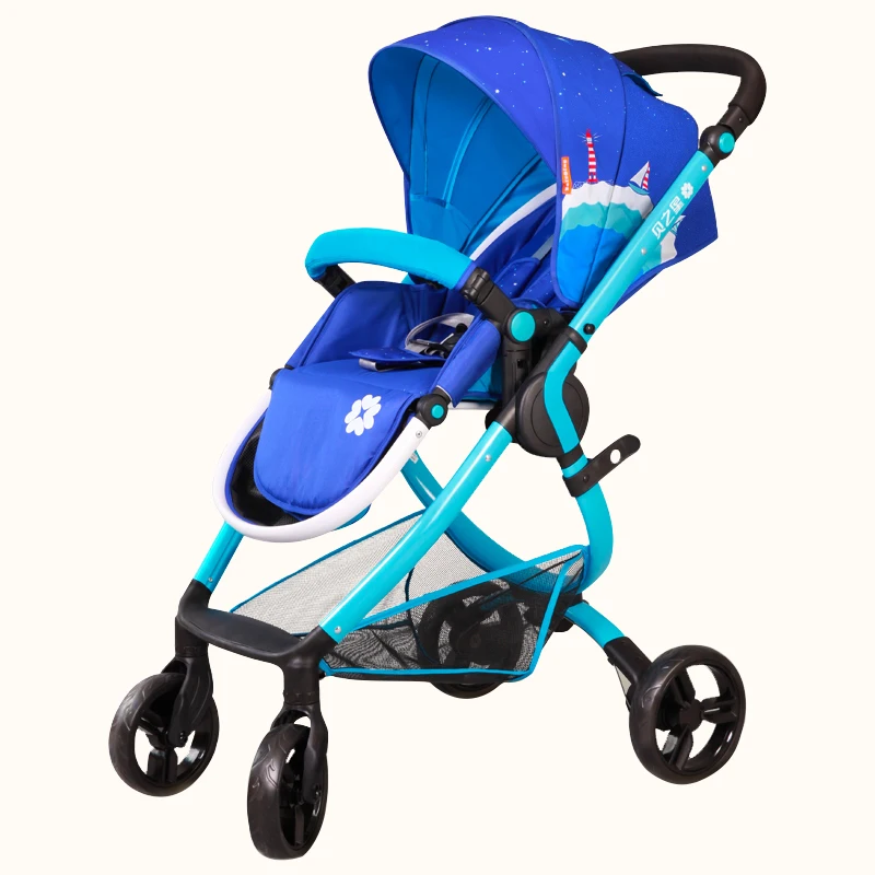 Детский Светильник Babystor на колесиках с высоким пейзажем, может лежать и лежать, складной детский светильник на колесиках