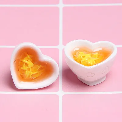 2 шт. каваи мини еда 3D смолы китайский Xiaolongbao пельменей лапша Миниатюрные для кукол аксессуары кухня играть игрушки - Цвет: 10