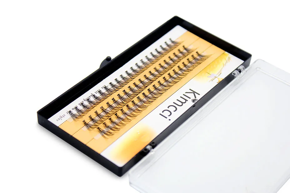 Kimcci Professional 0.07C 20D индивидуальное наращивание ресниц макияж прививка клезера ресницы натуральные Мягкие Накладные ресницы реснички