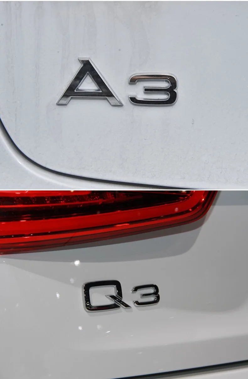Наклейки на багажник автомобиля для Audi A6LA4LA8LA5Q5Q3Q7 боковой знак слова после хвоста Оригинального заводского логотипа