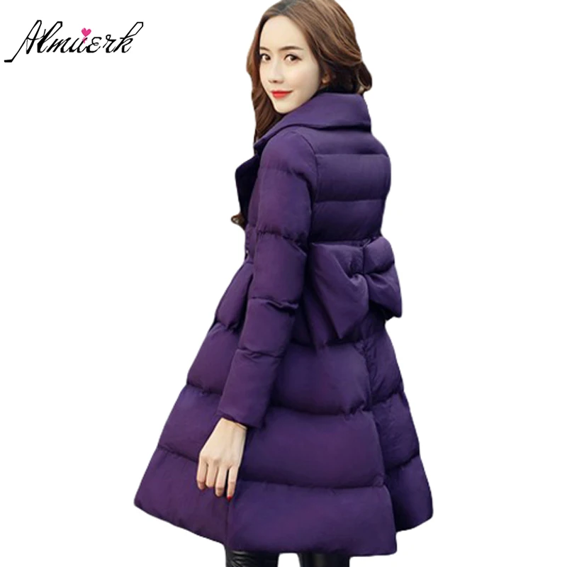 Новое хлопковое пальто зимнее женское 2017 куртки тонкие теплые парки Женская