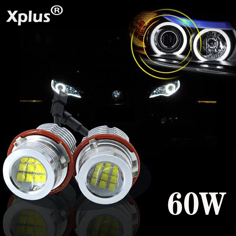 Xplus 60W СВЕТОДИОДНЫЙ знак Ангел глаз для хэтчбеков BMW серий 1 5 серии E39 E60 E63 E65 E53 E83 E87