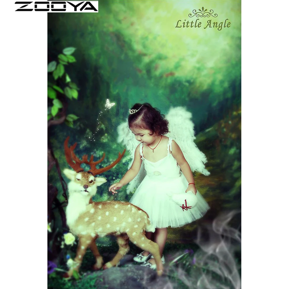 ZOOYA новый 5D DIY Алмазная вышивка угловая картина мозаика ромашки круглая крестиком