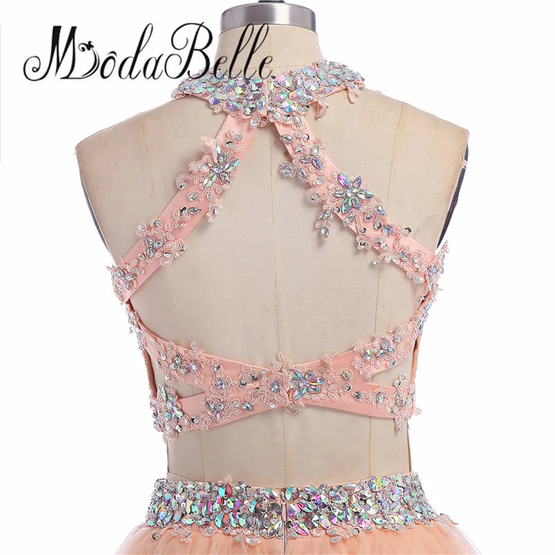 Modabelle/милое Персиковое/Коралловое платье для встречи на родину из двух частей