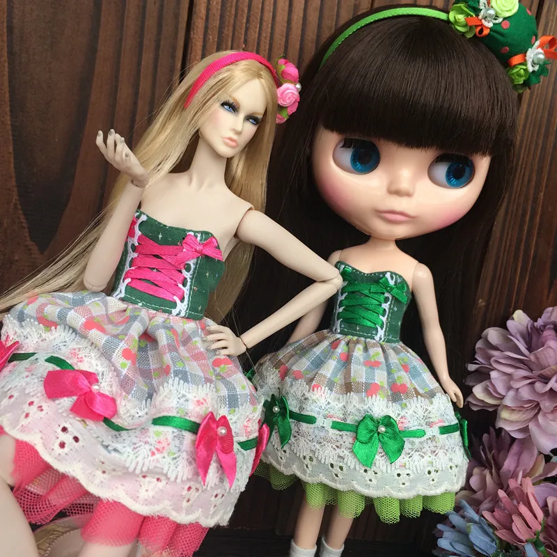 Бесплатная доставка модная одежда для кукол 1/6 аксессуары Blyth Azone Momoko licca bjd