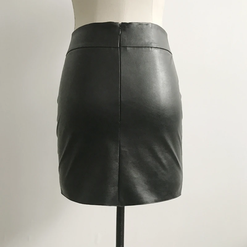 ISHINE 2017 летние Для женщин с вышивкой на молнии ассиметричный высокой талией юбка