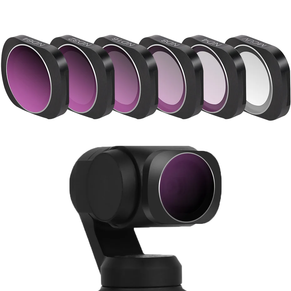 Для DJI Pocket 2 Camera Filter CPL/UV/ND 8 16 32 набор фильтров нейтральной плотности для Osmo Optical Glass