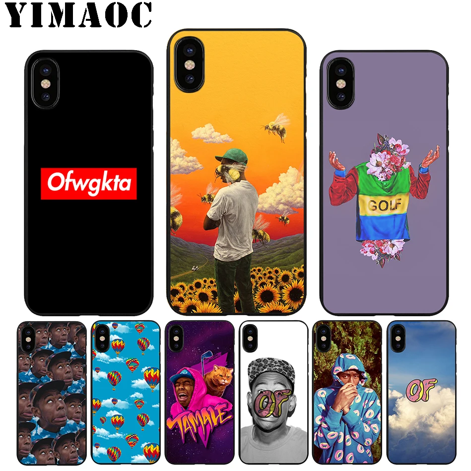 YIMAOC A45 Odd Future Tyler the Creator Soft Silicone Case for iPhone 11 Pro Xr Xs Max X or 10 8 7 6 6S Plus 5 5S SE |