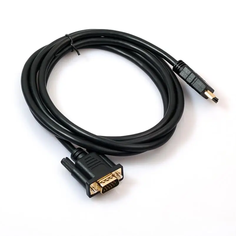 HIPERDEAL HDMI к VGA ПК ТВ кабель HD конверсионной линии соединительный 6ft/1 8 м Прямая