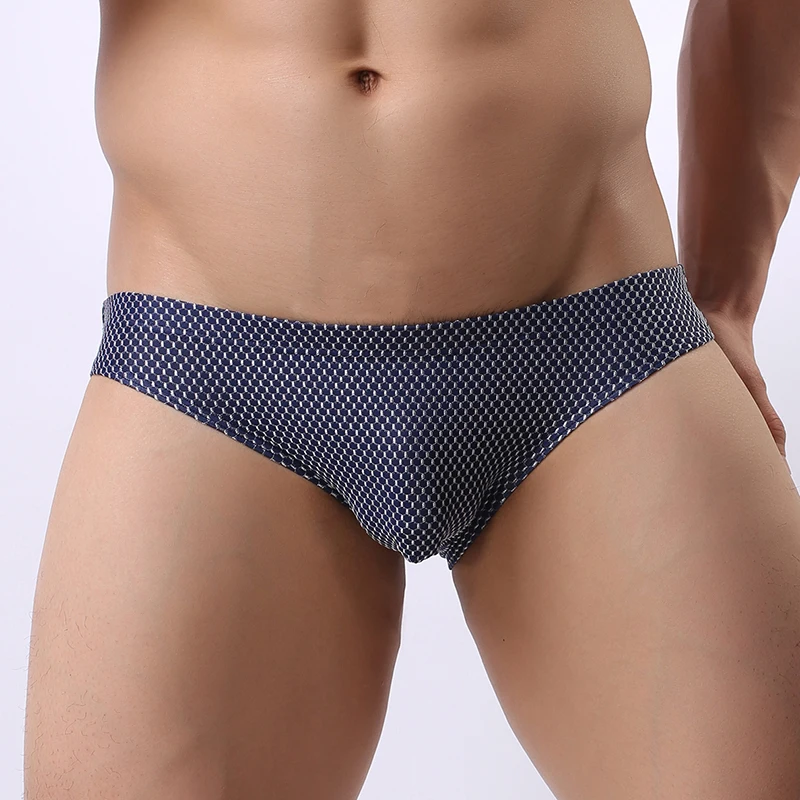 

BRAVE PERSON Mens Nylon Briefs Bikini Sexy Men Underwear Briefs Shorts Jacquard Underpants Briefs Mens Underwear
