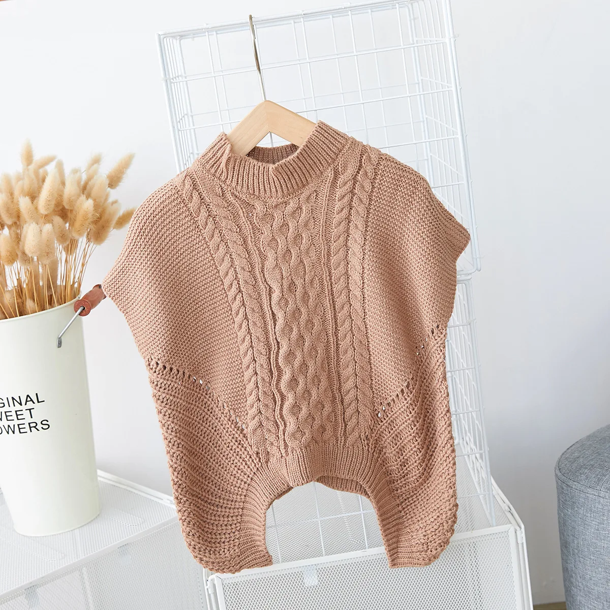 

Toddler Outwear 2019 New Baby Girl Clothes Kids Knitting Vests Clothes Children Clothing Baby Waistcoat Fashion Knitting Vests
