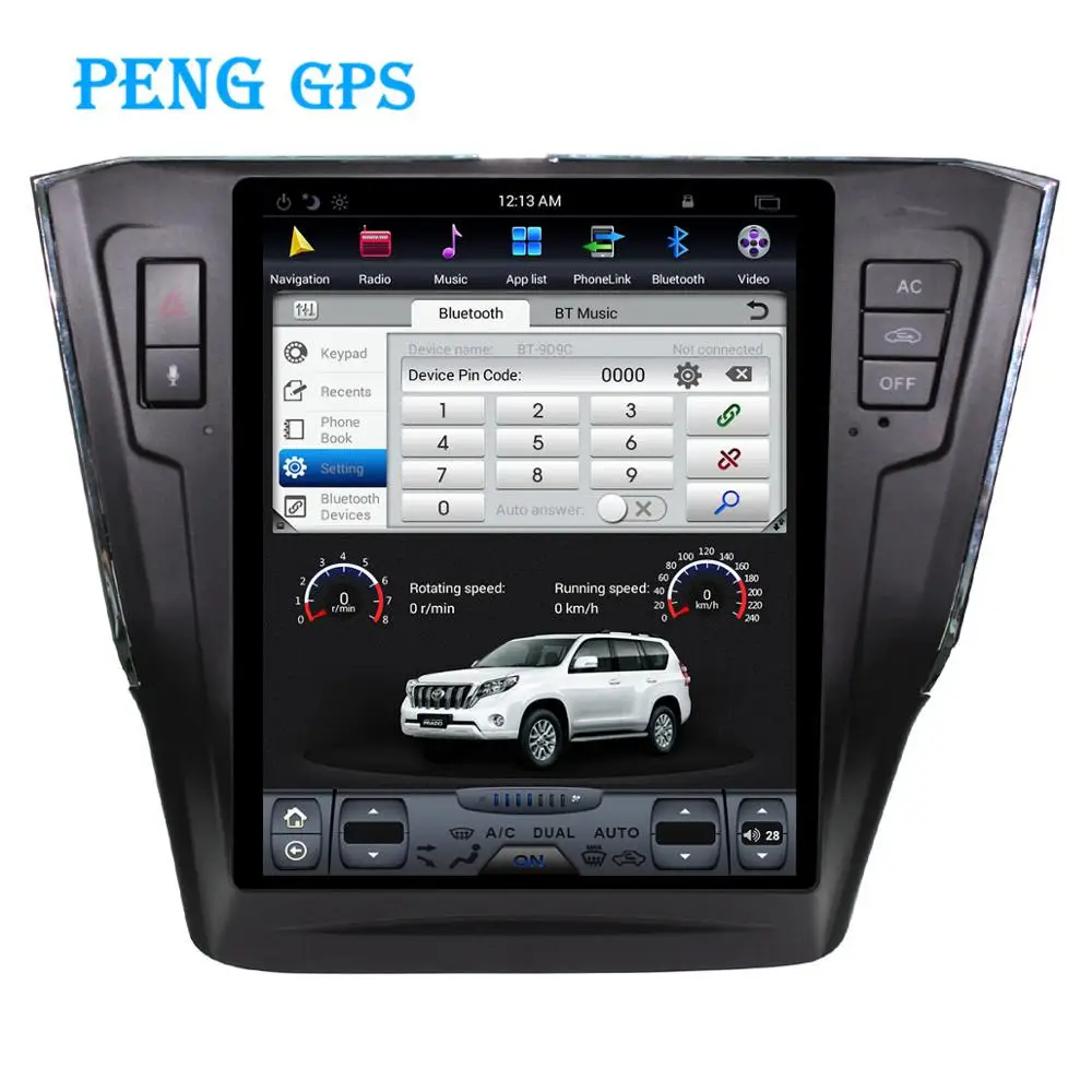2 + 64G 10 4 &quotTesla вертикальный экран автомобильное радио для Volkswagen/VW Passat 2015 GPS