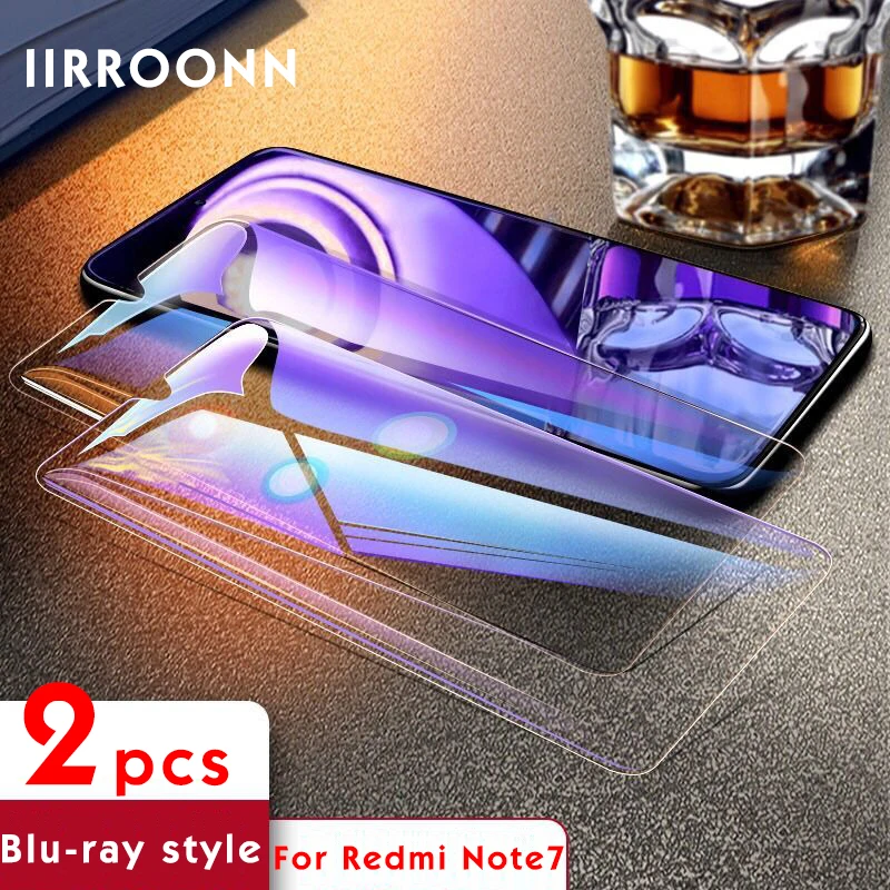 2 шт./лот закаленное стекло для Xiaomi Redmi Note 7 6 Pro Защита экрана Защитное xiaomi A2