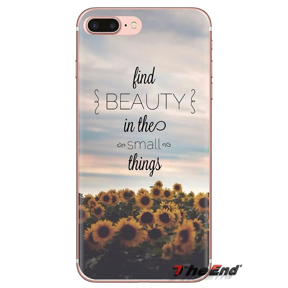 Sunflower Transparent Soft Cases Covers For HTC One U11 U12 X9 M7 M8 A9 M9 M10 E9 Plus Desire 630 530 626 628 816 820 830 |