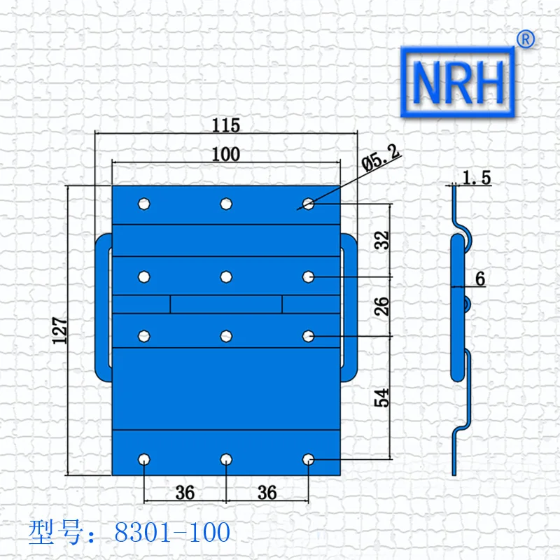 Чехол петля для NRH8301 100 с металлическим покрытием чехол крепления на шарнире