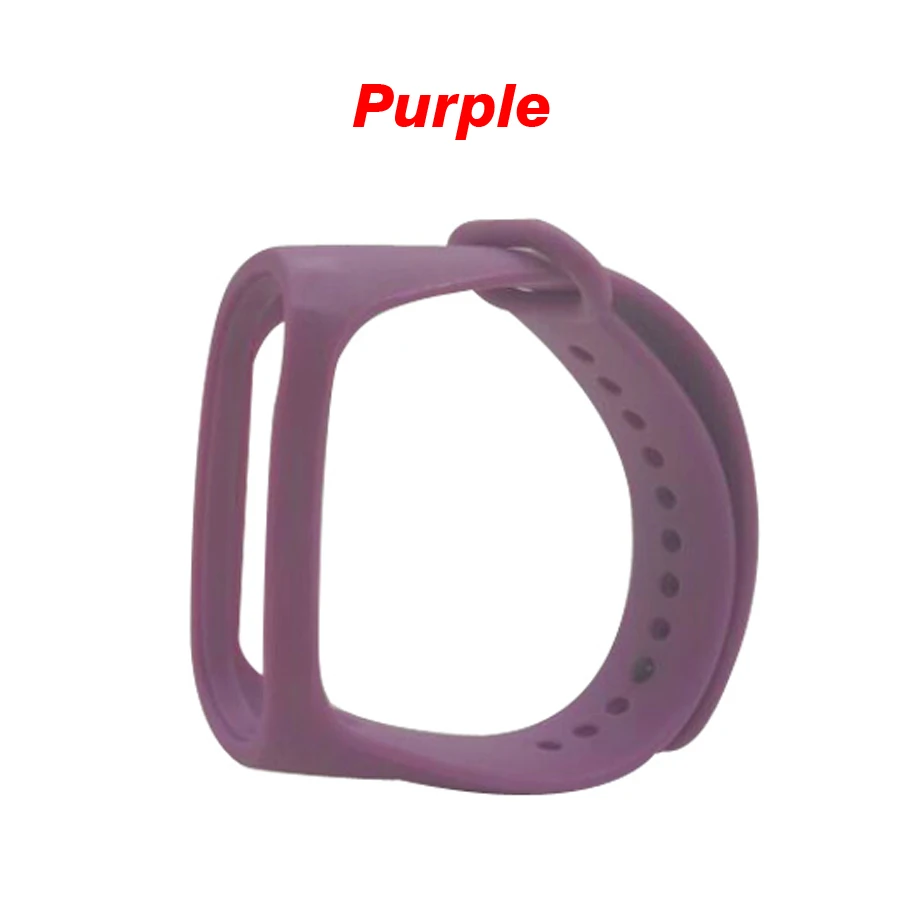 purple Браслет для Xiao mi band 4 mi Band 4 спортивный ремешок силиконовый ремешок для mi band 4 аксессуары браслет ремешок - Цвет: purple