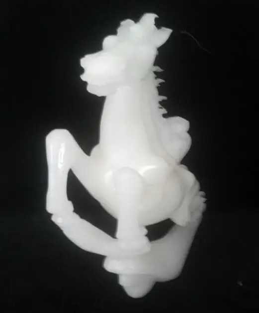 Afghan белый нефрит резьба Новая Лошадь первый подарок мебель Украшение