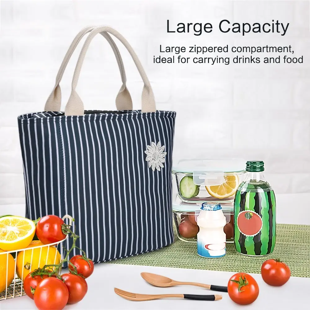 Обед мешок многоразовые Lunch Tote Bag Организатор/большой Ёмкость Коробки для обедов