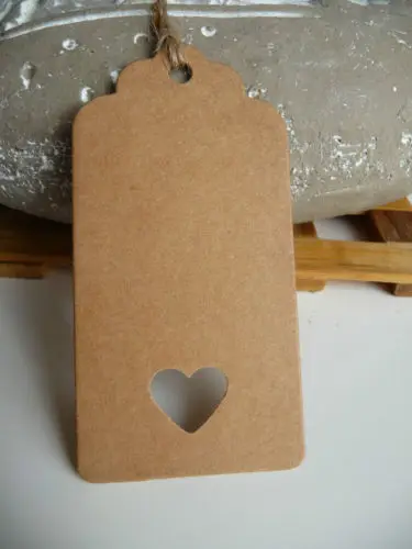 Подарочные бирки в форме сердца свадебное украшение имя детского дня рождения