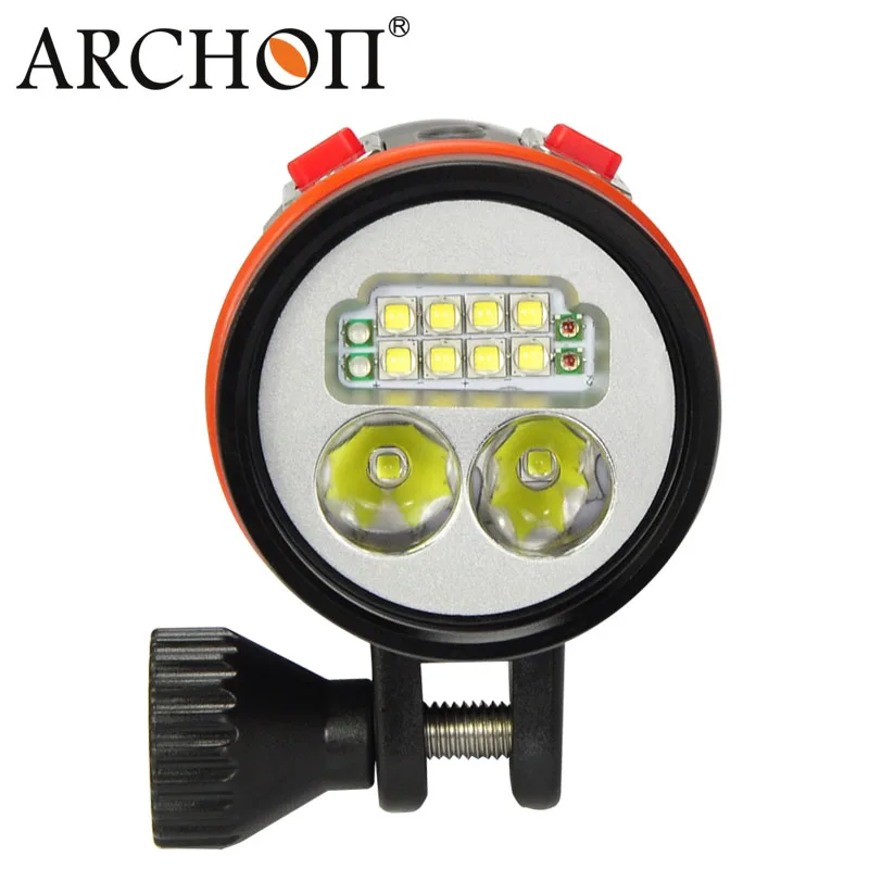 ARCHON W43VP D37VP вспышка для съемки видео светильник 8 * CREE XM L2 Макс 5200 люмен УФ красный