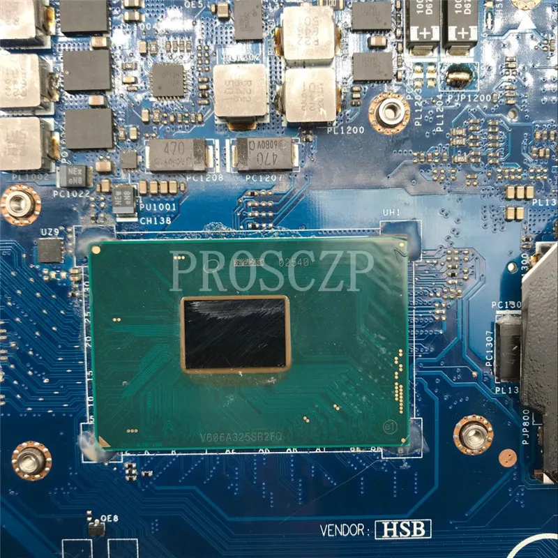 Бесплатная доставка для ноутбука XPS 15 9550 материнская плата LA-C361P 0Y9N5X CN-0Y9N5X DDR4 с