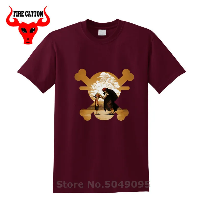 Костей черепа дизайнер Луффи детская футболка для мужчин мальчиков One piece