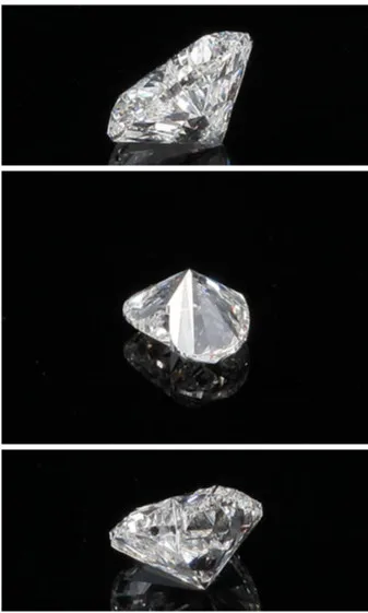 Тест Положительный лабораторный Выращенный Свободный Муассанит подлинный 8 0 мм