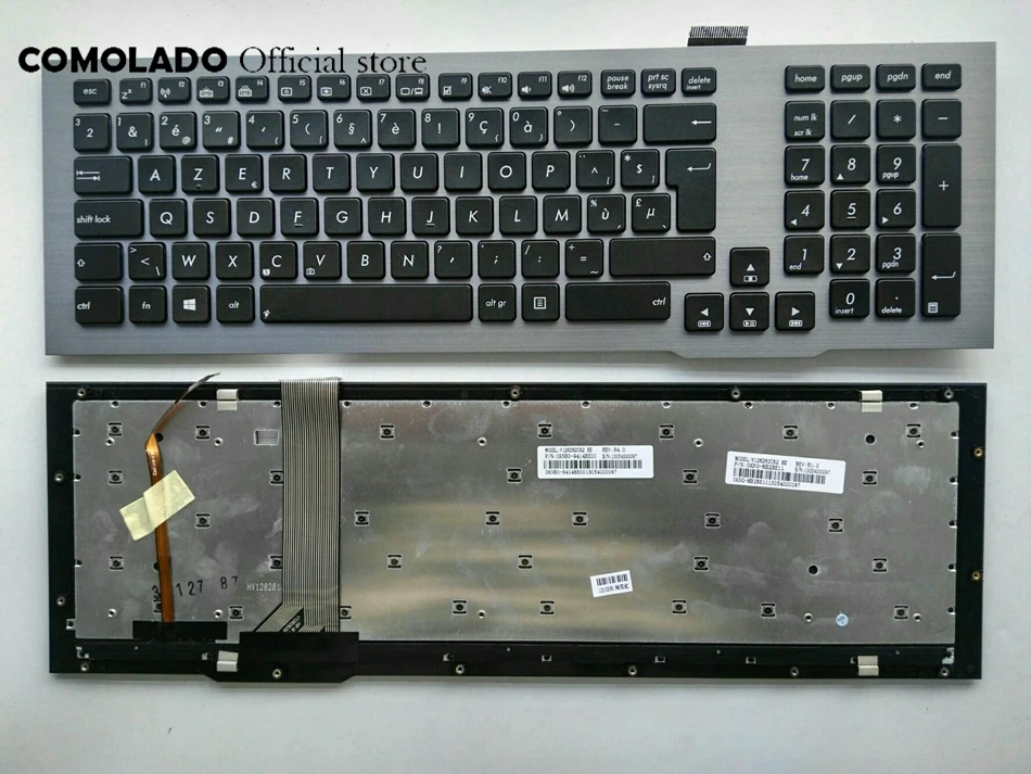 Новая клавиатура BE Belgium для Asus G75VM G75VX G75VW G75 серая рамка Клавиатура ноутбука с