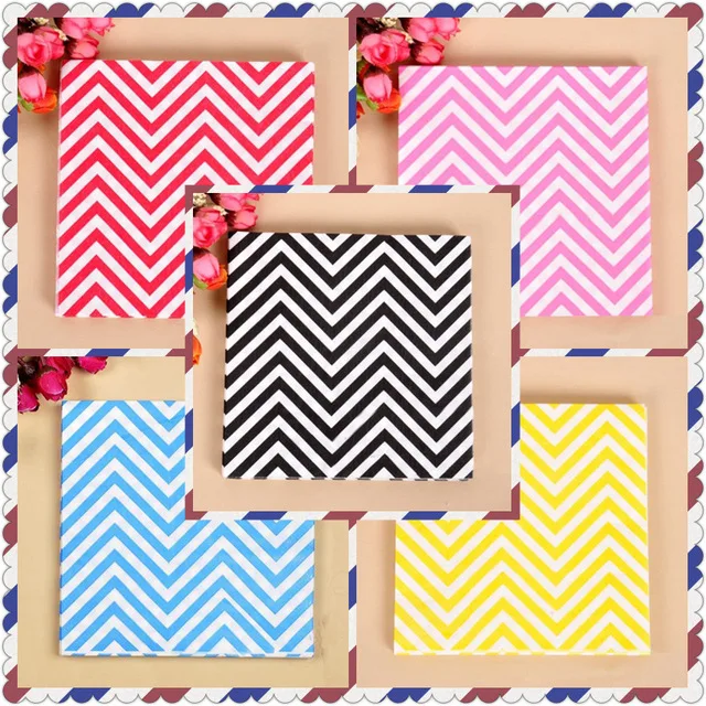 Новое поступление 20 шт./лот цветная волнистая бумажная салфетка для