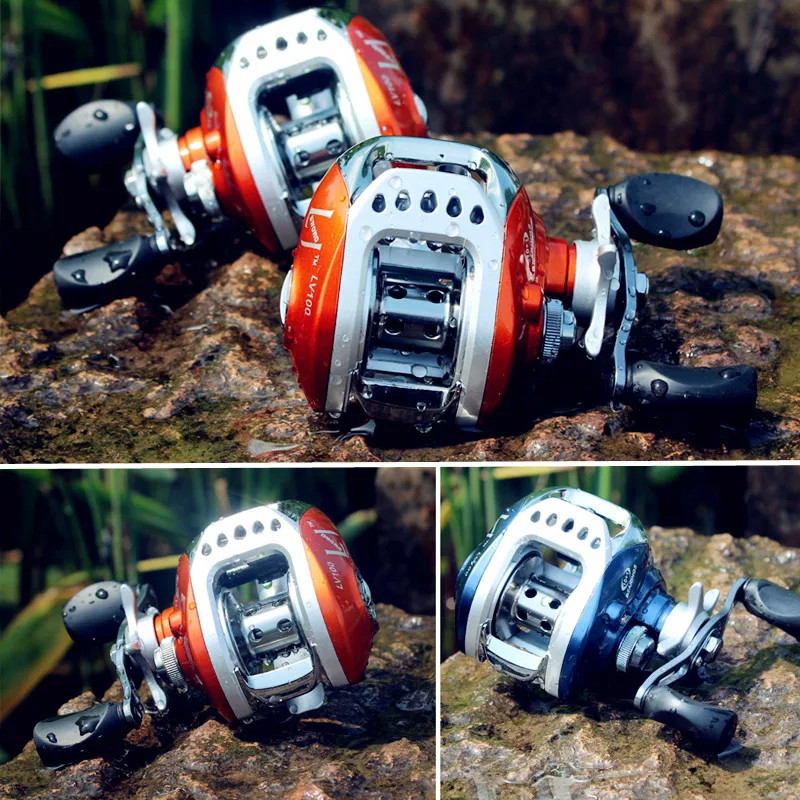 Sougayilang BaitCasting Reel10 + 1BB ловля морского карпа снасти влево/правая рука литья Катушка