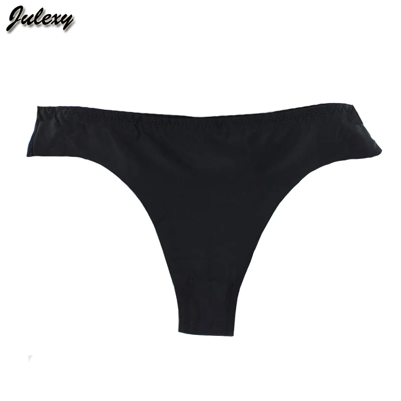 Julexy комплект из 3 предметов бренд Бесшовные женские стринги и G Strings Твердые пикантные женские трусики 9 цветов тонкий для женщин трусики для нижнее