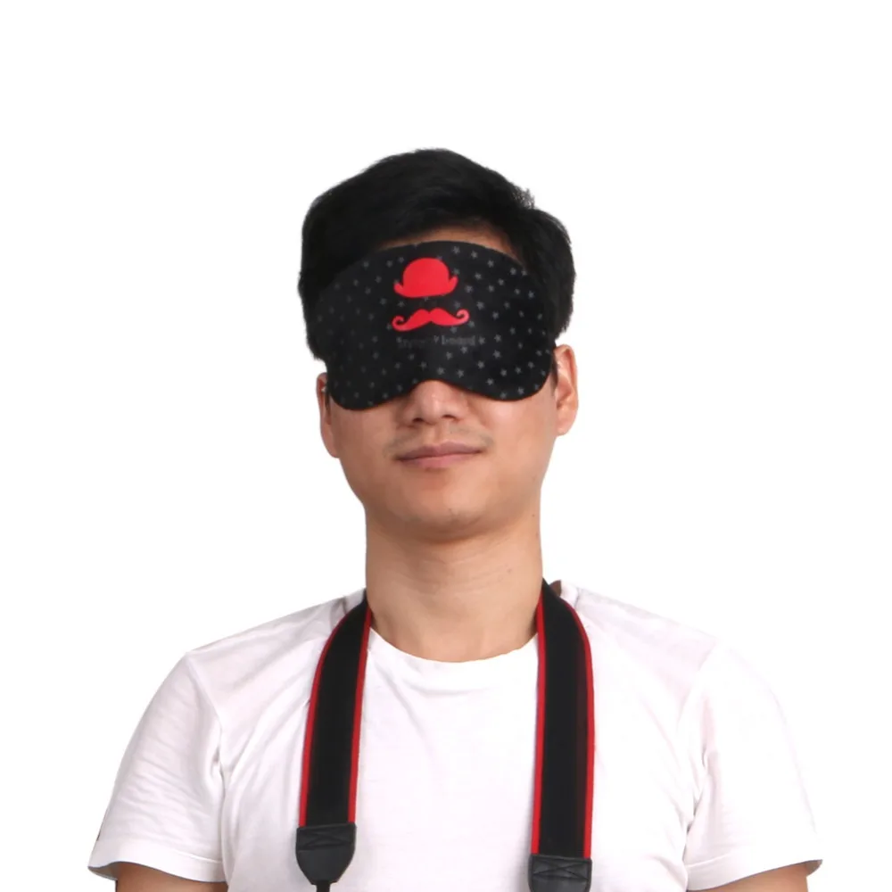 Новая Милая дорожная маска для сна мягкий чехол повязка на глаза случайный