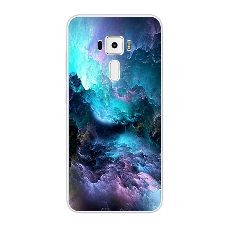 09 Для Asus Zenfone 3 ZE552KL задняя крышка дизайн Улыбка мягкий силиконовый Капа мобильного чехол для телефона для Asus Zenfone 3 ZE552KL оболочка - Цвет: 09