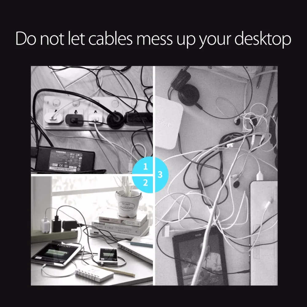 USB кабель для зарядки и передачи данных|cord holder|cable windercable organizer |