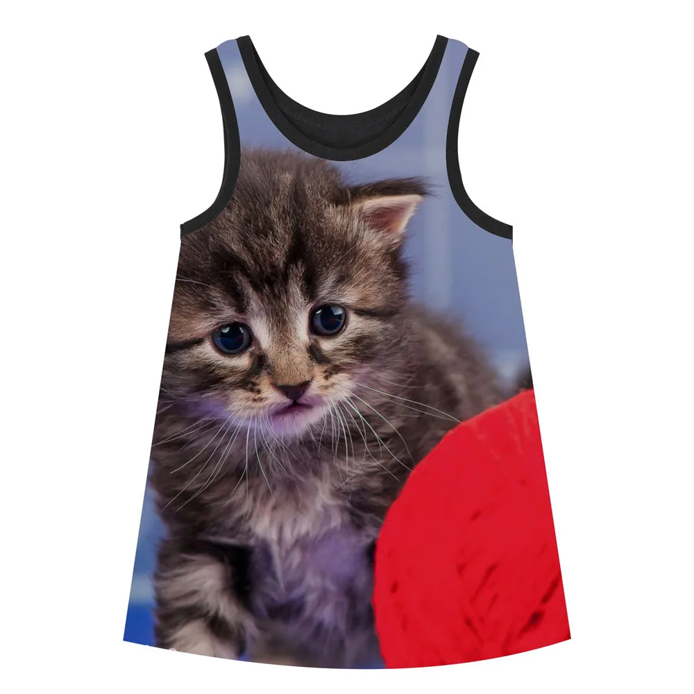 baby Girl clothing Dresses girl Summer style dress Kids big brand Fashion 2019 nice Print Children Clothes | Детская одежда и